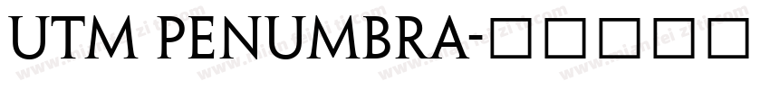 utm penumbra字体转换
